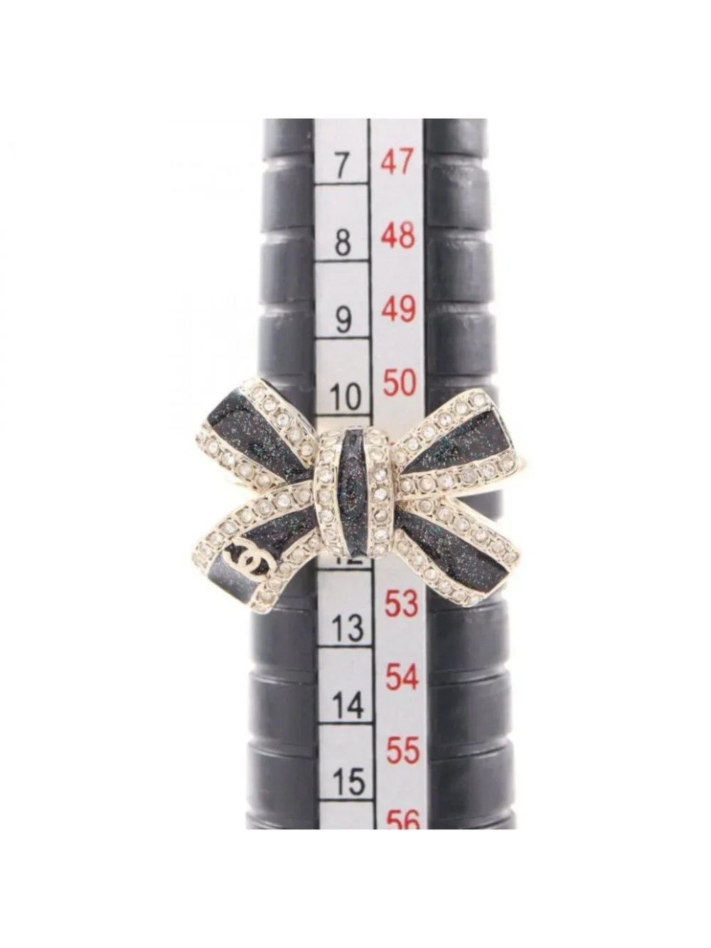Chanel Ring CC Logo Ribbon